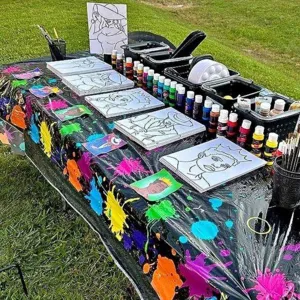 Kids Face Painting & Art Painting Station